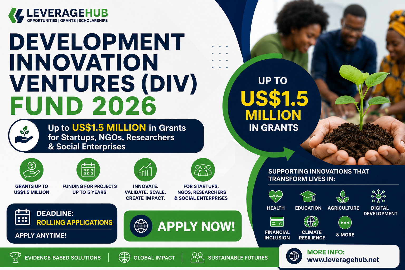 Development Innovation Ventures (DIV) Fund 2026