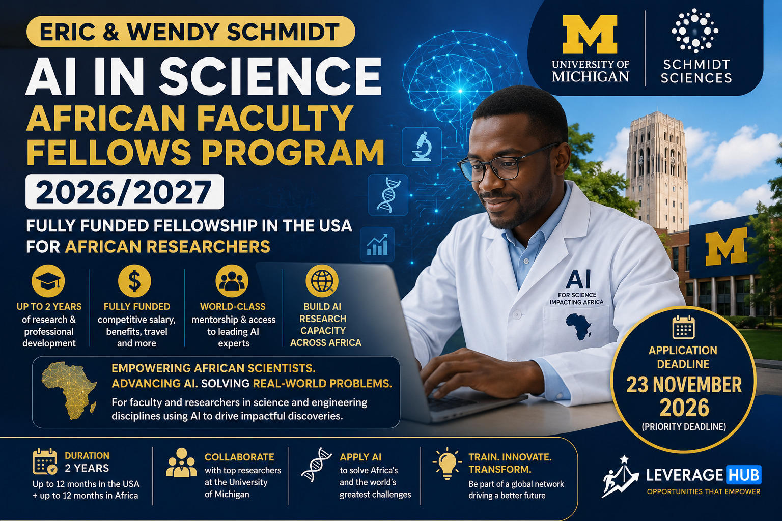 Eric and Wendy Schmidt AI in Science Fellowship 2026