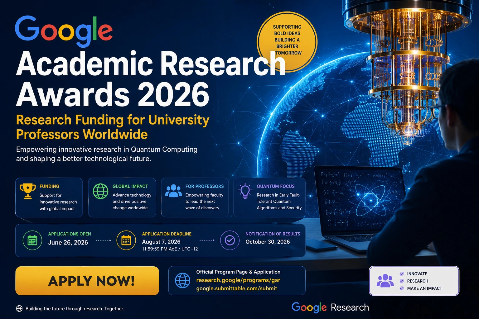 Google Academic Research Awards 2026
