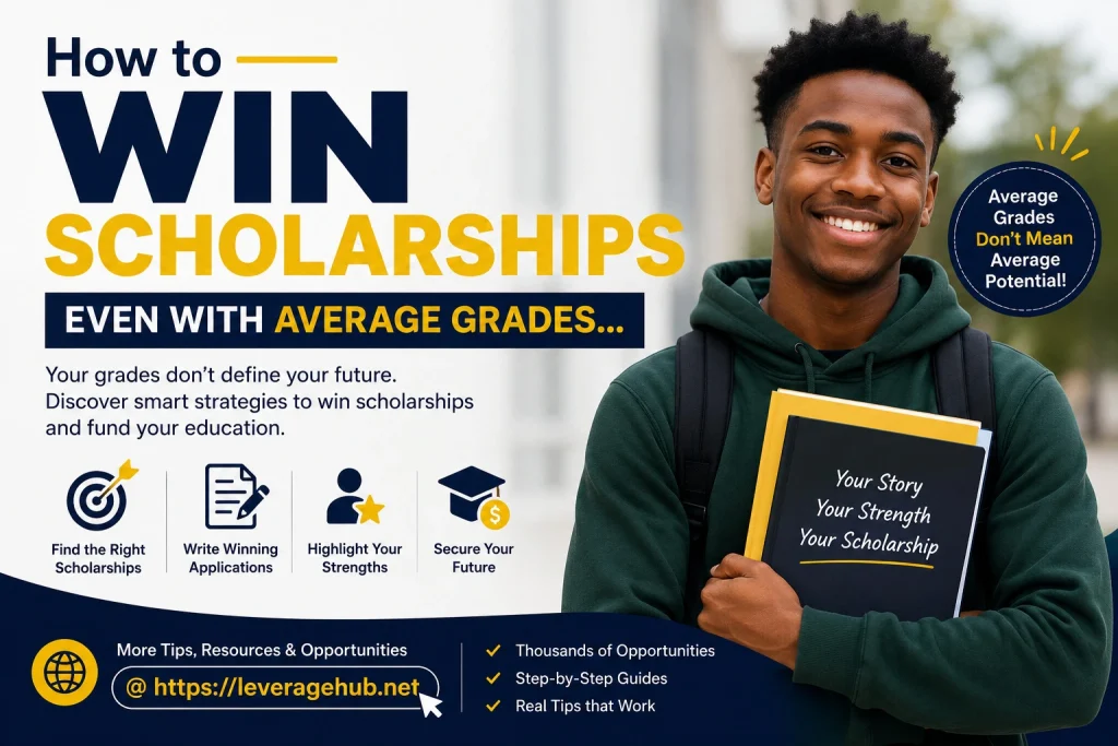 How to Win Scholarships Even With Average Grades