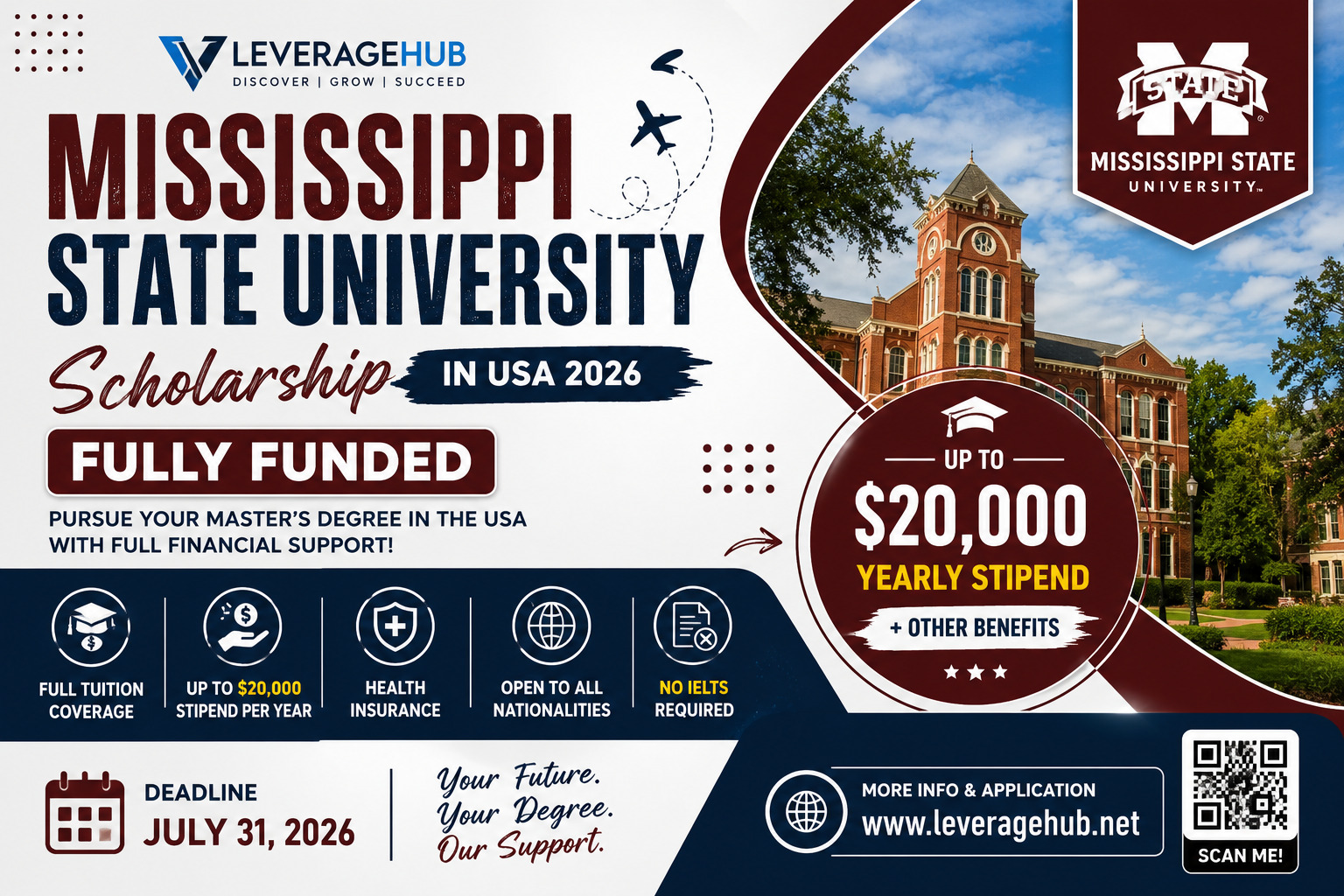 Mississippi State University Scholarship 2026