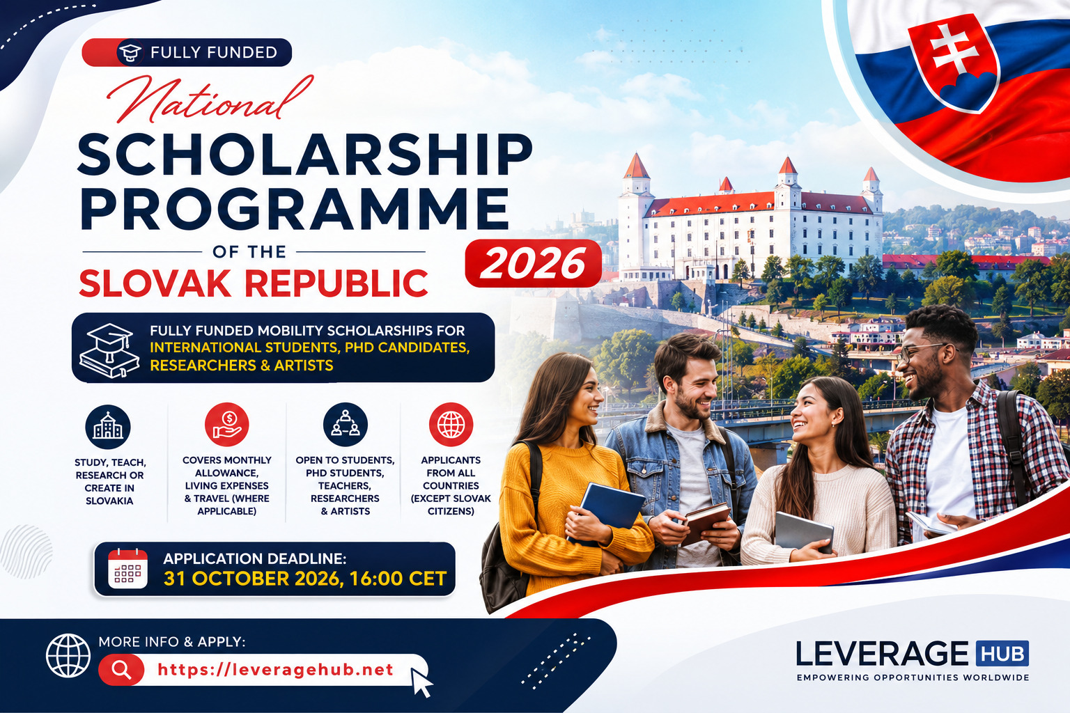 National Scholarship Programme Slovakia 2026