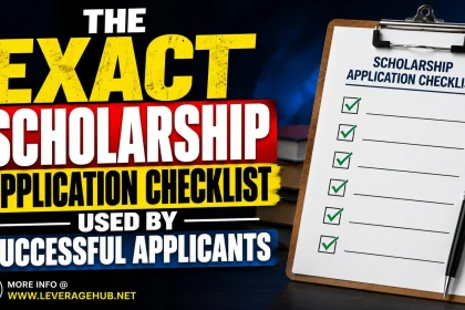 Scholarship Application Checklist