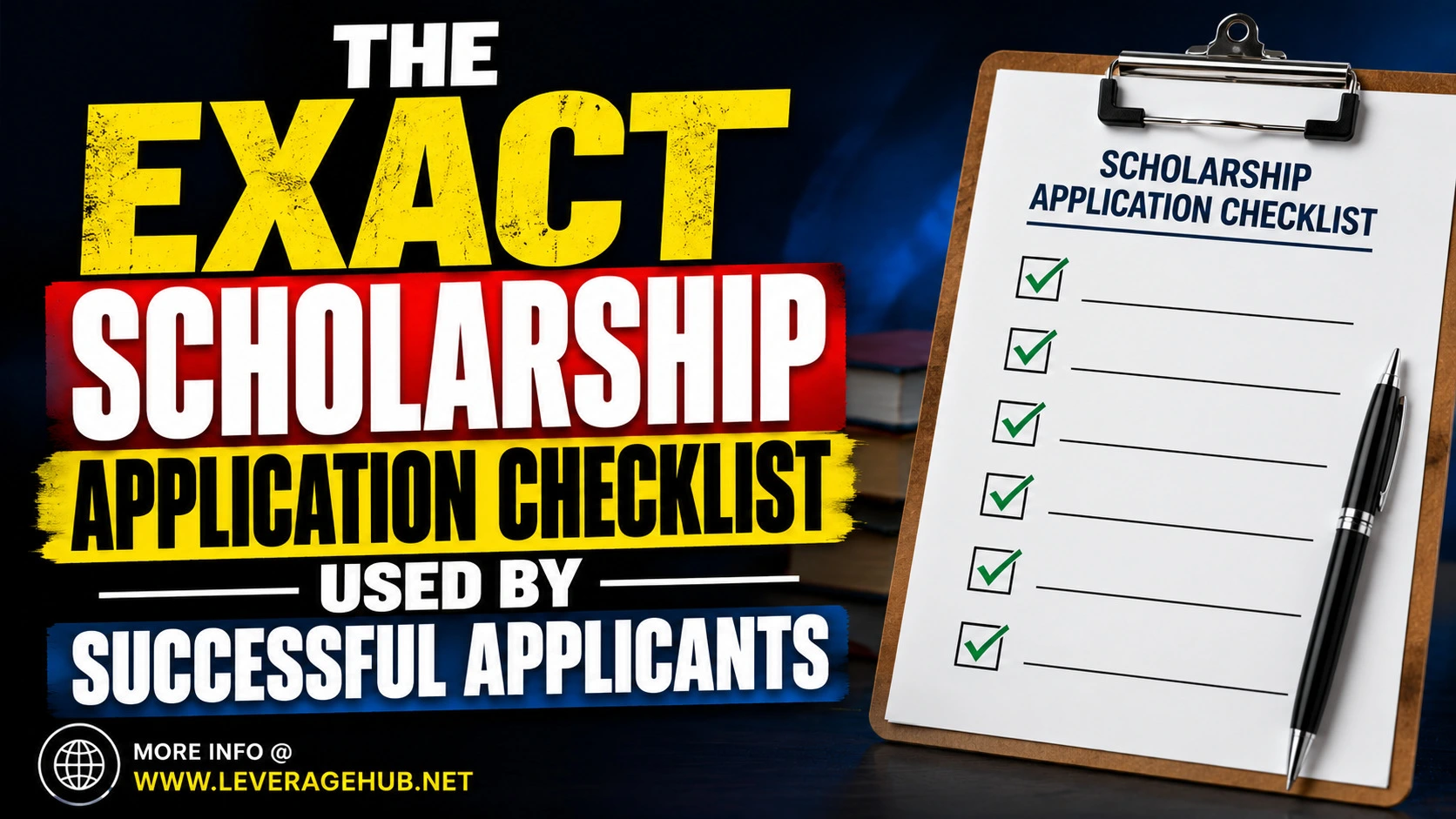 Scholarship Application Checklist