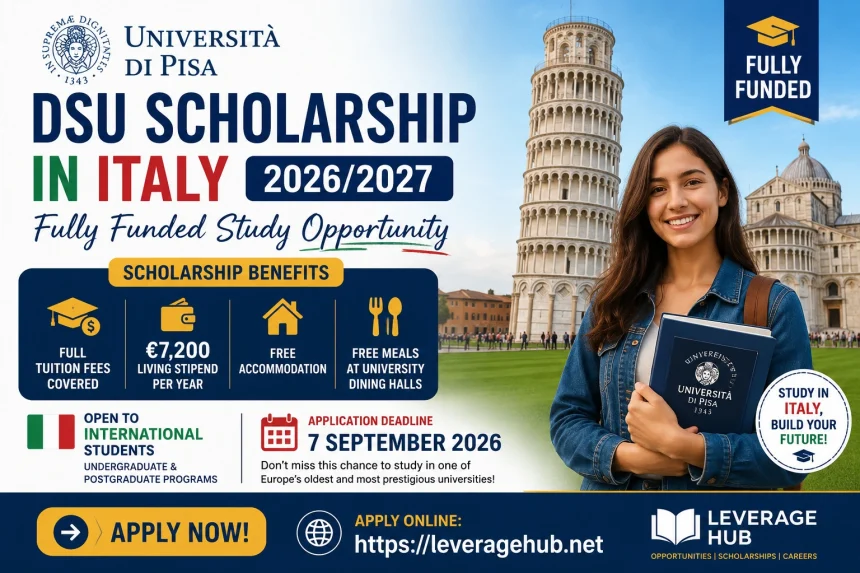 University of Pisa DSU Scholarship