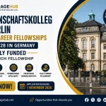 Wissenschaftskolleg zu Berlin Early Career Fellowships 20272028