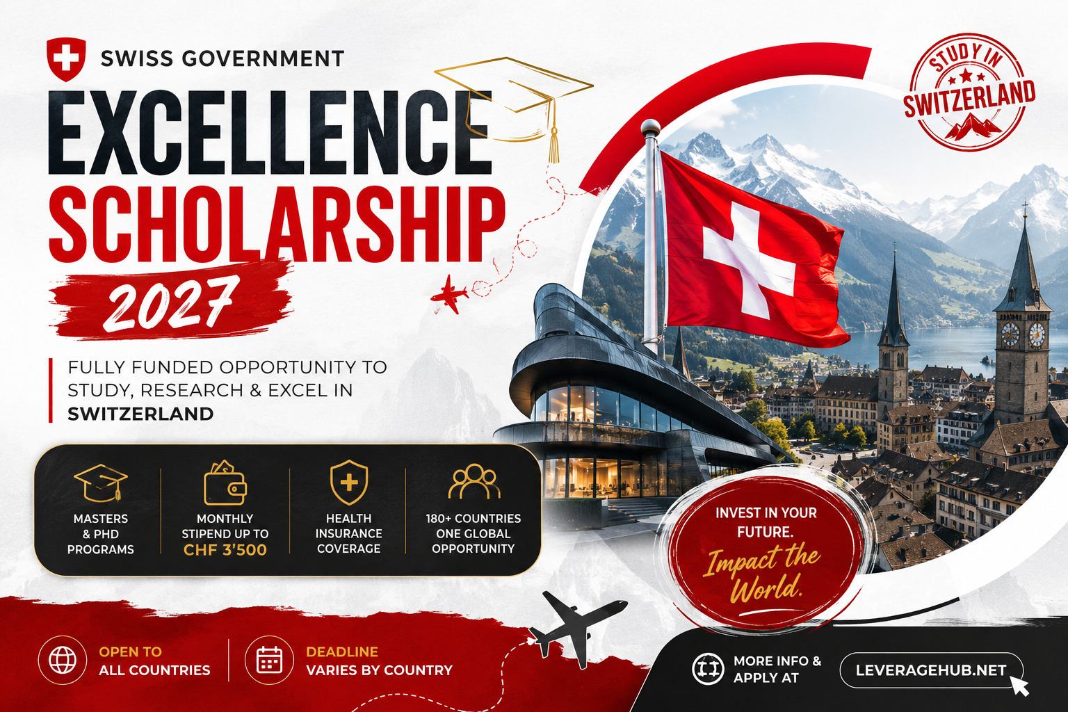 Swiss Government Excellence Scholarship 2027